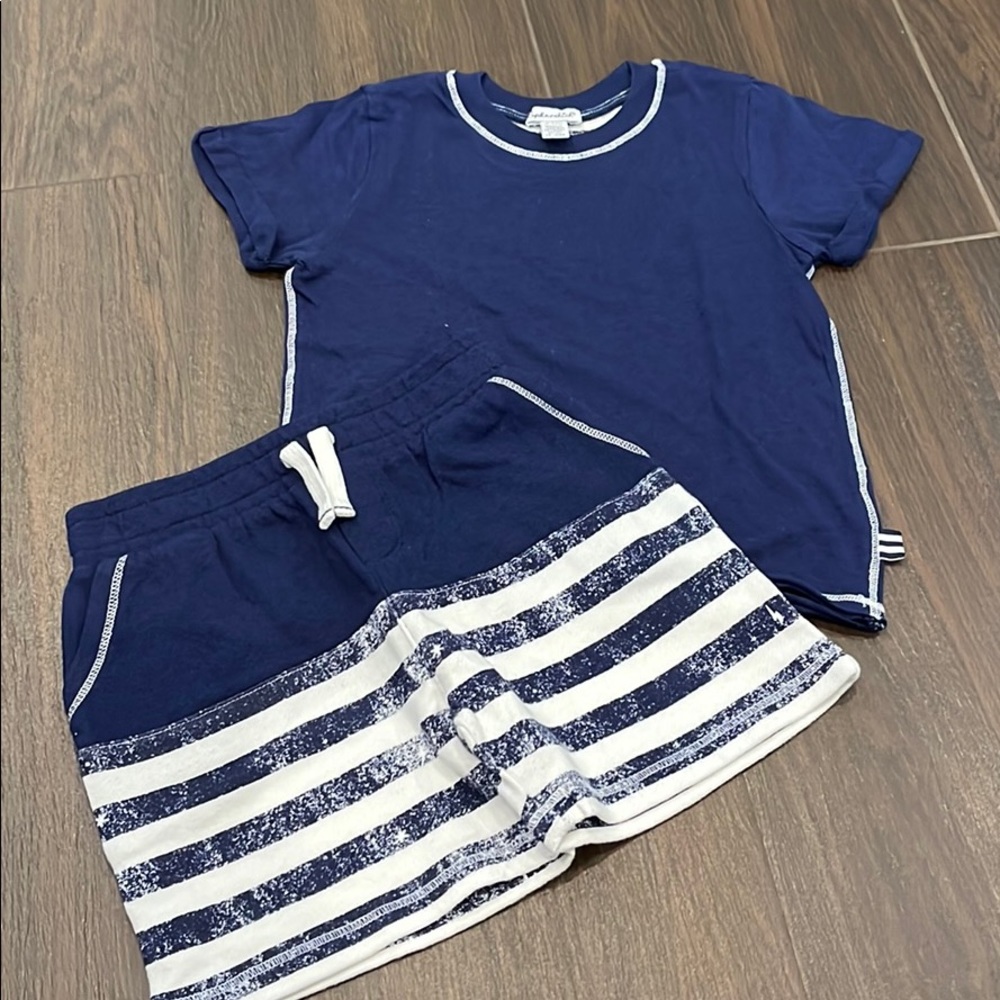 Splendid stripe short set
